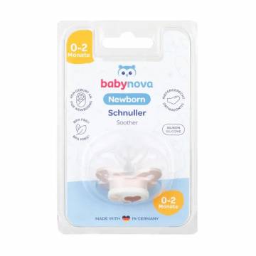 Пустышка силиконовая Baby-Nova Sheep ортодонтическая, розовая, от 0 до 2 месяцев (3966387) Пустышка силиконовая Baby-Nova Sheep ортодонтическая, розовая, от 0 до 2 месяцев (3966387)