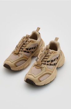 Reserved - Кросівки з комбінованого матеріалу - нюдовий - 615IX-02X