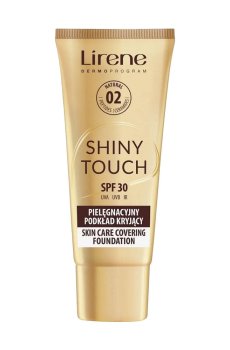 Тональный крем для лица Lirene Shiny Touch Skin Care Covering Foundation SPF 30, 02 Natural, 30 мл