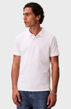 Мужское белое поло SLIM REFINED Белый L Calvin Klein LV04LC254G