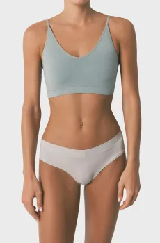 Женские серые трусики Серый S womensecret 873950