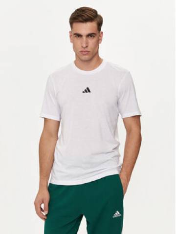 adidas Футболка Workout Logo IT2125 Білий Regular Fit adidas Футболка Workout Logo IT2125 Білий Regular Fit