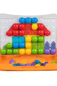 Развивающая игрушка Tigres Моя первая мозаика, оранжевая, 33*42.5*6 см, от 1 года (39370)