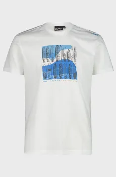 Мужская белая футболка Белый 54 CMP 30T9367-17XT