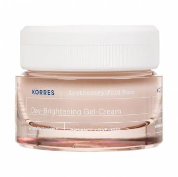 Дневной крем-гель для нормальной и комбинированной кожи лица Korres Apothecary Wild Rose Day-Brightening Gel-Cream, 40 мл Дневной крем-гель для нормальной и комбинированной кожи лица Korres Apothecary Wild Rose Day-Brightening Gel-Cream, 40 мл