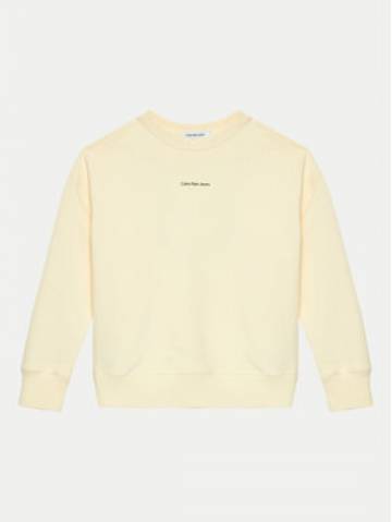 Calvin Klein Jeans Світшот Monogram IB0IB02258 Бежевий Regular Fit Calvin Klein Jeans Світшот Monogram IB0IB02258 Бежевий Regular Fit