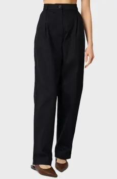 Женские черные брюки Черный L ANDRE TAN 40015