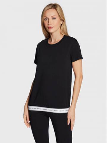 Guess Футболка Carrie O2BM08 KBBU1 Чорний Regular Fit Guess Футболка Carrie O2BM08 KBBU1 Чорний Regular Fit