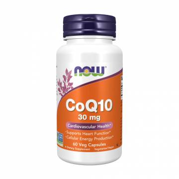 Коэнзим Q10 NOW Foods CoQ10, 30 мг, 60 капсул Коэнзим Q10 NOW Foods CoQ10, 30 мг, 60 капсул