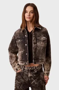 Женская джинсовая куртка TOBACCO Разноцветный S Calvin Klein Jeans LV047H797G