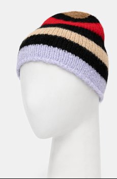 Шапка с добавлением шерсти Aries Brushed Stripe