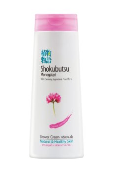 Уценка! Крем-гель для душа Shokubutsu Monogatari Chinese Milk Vetch с протеином молока, 200 мл