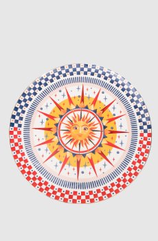 Фарфоровая сервировочная тарелка Sun