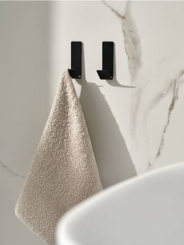 Настінні гачки 2 штуки - чорний