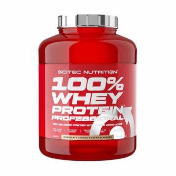 Пpoтeин Scitec Nutrition 100% Whey Protein Professional Шоколадное печенье с кремом, в порошке, 2.35 кг
