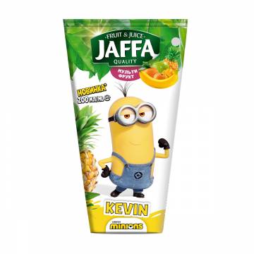 Детский сок JAFFA Minions Kevin Мультифрукт, 200 мл Детский сок JAFFA Minions Kevin Мультифрукт, 200 мл