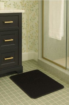 Килимок для ванної кімнати - чорний