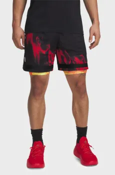 Мужские черные шорты Curry Statement Short I Черный M Under Armour 1390348-001