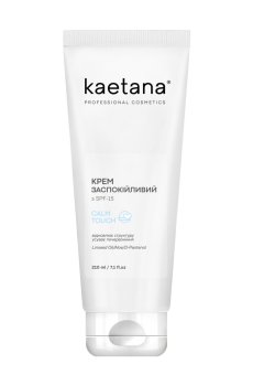 Успокаивающий крем для лица Kaetana Calm Touch SPF 15 восстанавливает структуру, устраняет покраснения, 210 мл