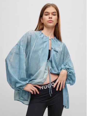 Hugo Блузка 50488558 Голубий Oversize Hugo Блузка 50488558 Голубий Oversize