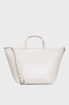 Женская белая сумка TJW ESS MUST MINI TOTE SEASONAL Белый ONESIZE Tommy Jeans AW0AW16268