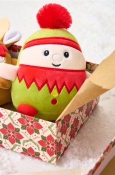 М’яка іграшка з різдвяним мотивом - червоний