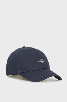 Мужская темно-синяя кепка COTTON TWILL CAP Синий ONESIZE Gant 9900001