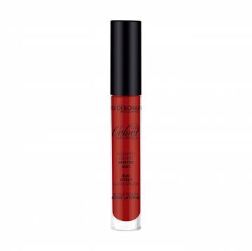 Жидкая матовая помада для губ Deborah Fluid Velvet Mat Lipstick, 14 Dark Red, 8 мл Жидкая матовая помада для губ Deborah Fluid Velvet Mat Lipstick, 14 Dark Red, 8 мл