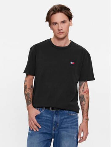 Tommy Jeans Футболка Classic Xs Badge DM0DM17870 Чорний Classic Fit Tommy Jeans Футболка Classic Xs Badge DM0DM17870 Чорний Classic Fit