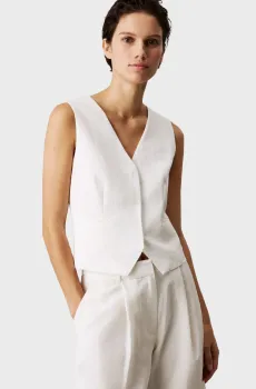 Женский белый жилет TECH TEXTURE Белый 38 Calvin Klein K20K208242