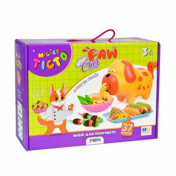 Набор для творчества Strateg Мистер тесто Paw Chef на украинском языке, 31.6*22.8*11 см, от 3 лет, 37 элементов (41036) Набор для творчества Strateg Мистер тесто Paw Chef на украинском языке, 31.6*22.8*11 см, от 3 лет, 37 элементов (41036)