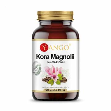 Кора магнолии Yango Magnolia Bark 10% Магнолол, 460 мг, 60 капсул Кора магнолии Yango Magnolia Bark 10% Магнолол, 460 мг, 60 капсул