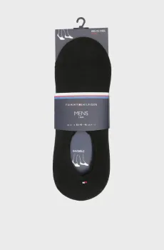 Мужские черные следы (2 пары) TH MEN FOOTIE Черный 43-46 Tommy Hilfiger 382024001