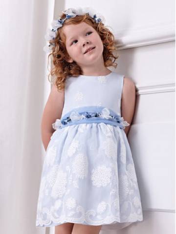 Abel & Lula Елегантне плаття 5031 Блакитний Regular Fit Abel & Lula Елегантне плаття 5031 Блакитний Regular Fit