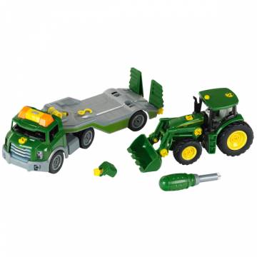 Ігровий набір Klein John Deere Трактор з транспортером (3908) Ігровий набір Klein John Deere Трактор з транспортером (3908)