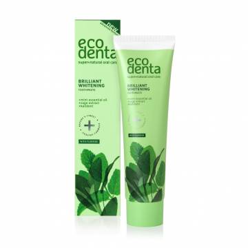 Отбеливающая зубная паста Ecodenta Brilliant Whitening Toothpaste с мятой, 100 мл Отбеливающая зубная паста Ecodenta Brilliant Whitening Toothpaste с мятой, 100 мл