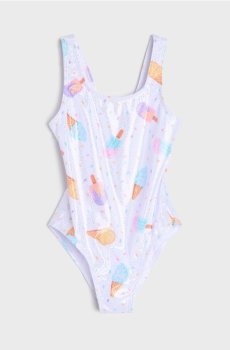 Купальник з принтом морозива - різнобарвний