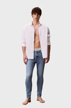Мужские голубые джинсы SLIM TAPER Голубой 38-34 Calvin Klein Jeans LV04RC715G