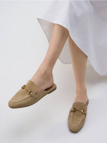 Reserved - LADIES` MULES - бежевий - 490CP-80X Reserved - LADIES` MULES - бежевий - 490CP-80X