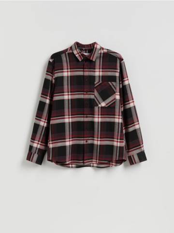 Reserved - Картата сорочка regular fit - червоний - 056DO-33P Reserved - Картата сорочка regular fit - червоний - 056DO-33P