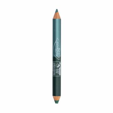 Двусторонний карандаш для глаз PuroBio Cosmetics Duo Eye Pencil 02 Night, 2.8 г Двусторонний карандаш для глаз PuroBio Cosmetics Duo Eye Pencil 02 Night, 2.8 г
