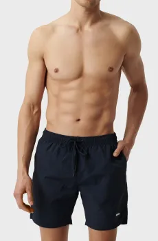 Мужские темно-синие плавательные шорты Синий L Atlantic KMB-225