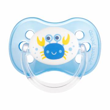 Пустышка латексная Canpol Babies Nature круглая, голубая, от 6 до 18 месяцев (22/607) Пустышка латексная Canpol Babies Nature круглая, голубая, от 6 до 18 месяцев (22/607)