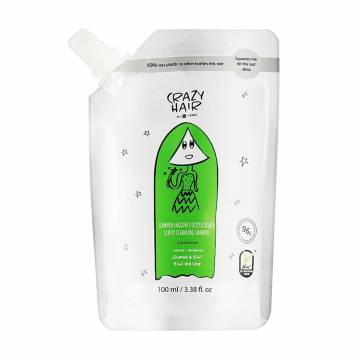 Мягкий очищающий шампунь для волос HiSkin Crazy Hair Gentle Cleansing Shampoo Lime & Kiwi, 100 мл (дойпак) Мягкий очищающий шампунь для волос HiSkin Crazy Hair Gentle Cleansing Shampoo Lime & Kiwi, 100 мл (дойпак)