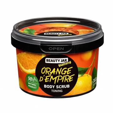Скраб для тела Beauty Jar Yummy Orange DEmpire Toning Body Scrub Апельсиновая империя, 360 г Скраб для тела Beauty Jar Yummy Orange DEmpire Toning Body Scrub Апельсиновая империя, 360 г
