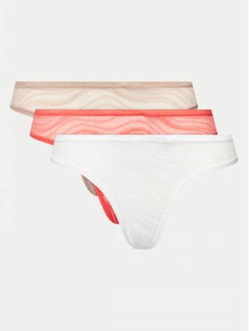 Calvin Klein Underwear Набір з 3 пар стрінгів 000QD5216E Кольоровий Calvin Klein Underwear Набір з 3 пар стрінгів 000QD5216E Кольоровий