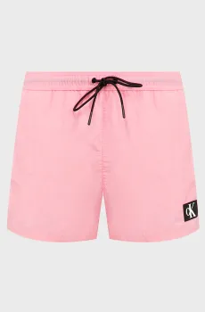 Мужские розовые плавательные шорты SHORT DRAWSTRING Розовый M Calvin Klein KM0KM00979