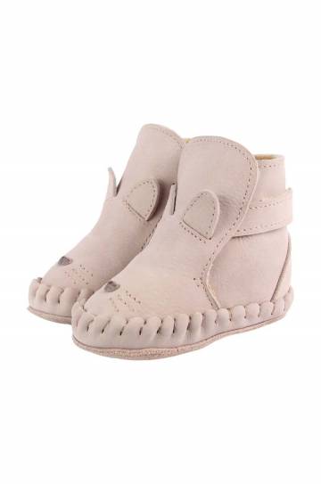 Кожаные кроссовки для младенцев Donsje Kapi Classic Booties Cat цвет бежевый 1028003 Кожаные кроссовки для младенцев Donsje Kapi Classic Booties Cat цвет бежевый 1028003
