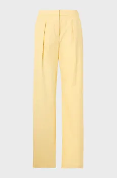 Женские желтые брюки STRUCTURED Желтый 38 Karl Lagerfeld B2W10134