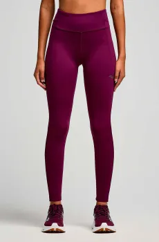 Женские фиолетовые тайтсы FORTIFY CROP TIGHT Фиолетовый XS Saucony SAW800452-EG
